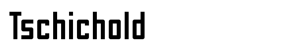 Tschichold font preview